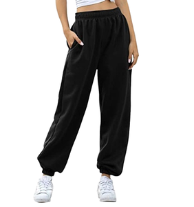 Pantalon de jogging d'hiver pour femme, coupe classique, plat, doux, durable, 100% coton, toile, décontracté, élégant, adapté aux voyages, anti-froissement, séchage rapide - Product Image 6