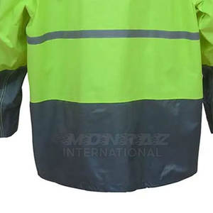 Combinaison de pluie en polyester léger Vêtements de pluie d'extérieur unisexes avec capuche Combinaison de pluie imperméable réutilisable avec capuche - Product Image 6