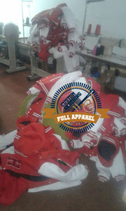 Blouson universitaire en cuir/coton/laine personnalisé avec doublure, logo imprimé par sublimation, col montant, haute qualité, style urbain - Product Image 5