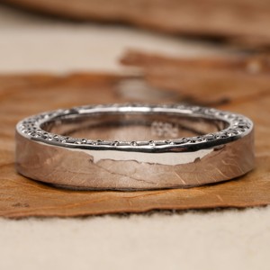 Anillo de Boda para Hombre con Diamante Cultivado en Laboratorio, Negro, Redondo, con Engaste de Bisel, Acabado Brillante, Regalo de Aniversario, para Fiesta - Product Image 2