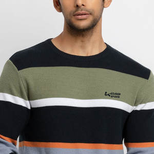 Latest Design Round Neck Collar Men Sweaters Best Selling Custom <b>Polyester</b> <b>Fabric</b> Made Men Sweaters - Product Image 6