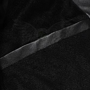 Vestes en cuir de mode respirantes pour hommes de haute qualité col à capuche avec fermeture éclair grande taille quantité minimale de commande bas pour la saison d'hiver - Product Image 3