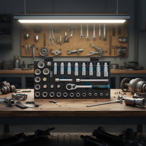 Hazet 3/8'' (33 Pcs.) Set with <b>Ratchet</b> <b>Sockets</b> and Accessories - Product Image 3