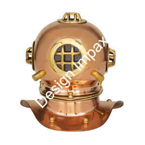 Casco de Buceo Náutico, Decoración Moderna para el Hogar, Adorno de Mesa para Sala de Estar, Casco de Buceo de Barco, Precio de Fábrica - Product Image 4