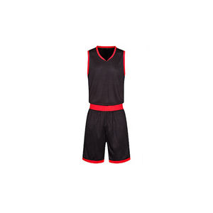 Uniforme de sport de basket-ball en maille pour hommes avec logo personnalisé Design court à la mode avec prix bas de la taille supérieure - Product Image 5