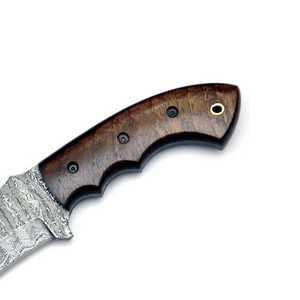 Cuchillos plegables con bloqueo trasero Cuchillos de bolsillo coleccionables de acero de Damasco personalizados con mango de madera precio razonable Cuchillo para exteriores - Product Image 4
