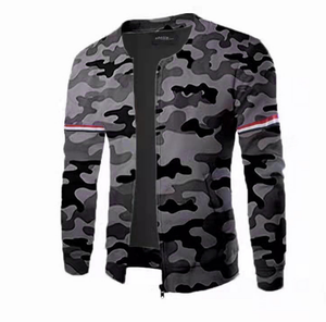 Chaqueta de otoño Ceket Blouson Hombres Chaqueta de bombardero Hombres - Product Image 2