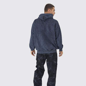 Fabricant de sweat-shirts oversize délavés à l'acide, sweat-shirts 100% coton de haute qualité, lavage vintage, 420g, sweat-shirts pour hommes - Product Image 3