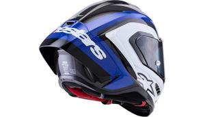 Venta de Casco ALPINE STARS SUPERTECH R10 ARIUS NEGRO BRILLANTE/BLANCO/AZUL MD - Product Image 3