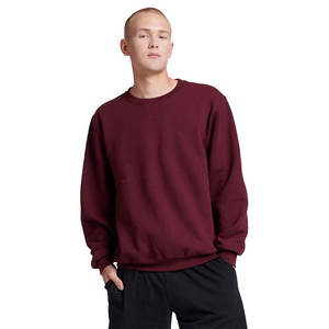 Sweat-shirt unisexe à col rond et épaules tombantes en molleton bouclé pour homme et femme - Product Image 2