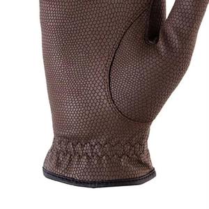 Men's PU Leather Riding Gloves Solid Color Regular Fit Grip 2026 Gloves <b>Equestrian</b> Accessories - Product Image 4
