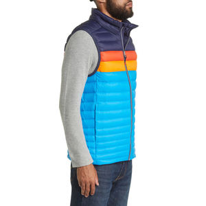 Gilet d'hiver décontracté pour homme Gilet en nylon respirant de la meilleure qualité avec logo personnalisé Longue coque matelassée Confortable et élégant - Product Image 3