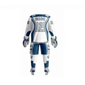 Maillot de hockey sur glace pour hommes Maillot de hockey sur glace personnalisé Entraînement sublimation Uniformes de hockey sur glace personnalisés - Product Image 5