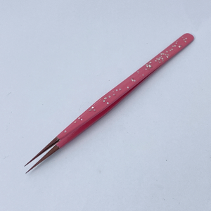 Pinzas para pestañas de acero inoxidable de calidad fina, pinzas para pestañas rectas y curvas, suministros para extensiones de pestañas - Product Image 3