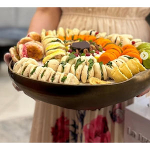 Creative Quality Black Metal Bowl Classic Design Table Decorative Dessert Holder <b>Sweet</b> Cookies Bowl For Weddings <b>Parties</b> Use - Product Image 4