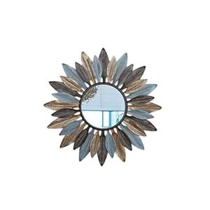 Miroir mural en métal de première qualité Art décoratif mural élégance décoration de la maison miroir mural pour hôtel salon chambre - Product Image 4