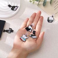 Bouchons anti-poussière pour iPhone en forme d'animaux mignons, USB-C, charme anti-poussière kawaii, protection du port de chargeur pour iPhone, charme pour Kindle iPad