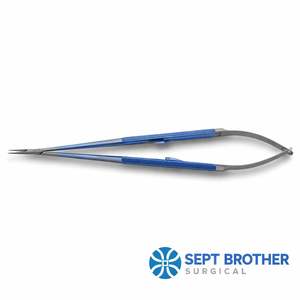 Portaagujas Quirúrgico Tipo Castroviejo con Puntas de Carburo de Tungsteno |   Sept Brother Surgical - Product Image 4