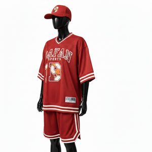 ชุดเซ็ตผู้หญิงผ้าตาข่ายพรีเมียม ระบายอากาศได้ดี โพลีเอสเตอร์ตาข่ายสีขาว แต่งแถบสีตัดกัน พร้อมโลโก้แบบรีดร้อนตามสั่ง ชุดผู้หญิงผ้าฝ้าย 100% - Product Image 4