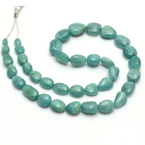 Perles de pépites lisses AAA + Grandidierite 7x9mm-14x18mm perles ovales de pierres précieuses naturelles Grandidierite pour bijoux - Product Image 4