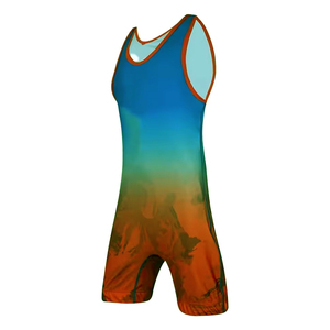 Singlet de Lucha Sublimado 2026, Ropa Deportiva con Logotipo Personalizado, Diseñado para Entrenamiento de Artes Marciales, Uniforme de Lucha de Buena Calidad para Adultos - Product Image 1