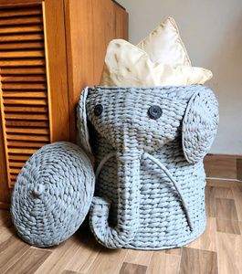 Best Selling Bamboo <b>Seagrass</b> <b>Storage</b> <b>Basket</b> with Lining - Product Image 1