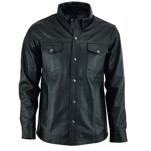 เสื้อเชิ้ตลำลองสำหรับผู้ชายผ้าฝ้ายคอตตอนแขนยาวคอตั้งแนวสตรีทแบบกำหนดเองสินค้าออกใหม่ดีไซน์ไม่เหมือนใคร - Product Image 5