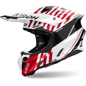 Casque de moto Airoh Twist 3 Thunder Black Graphic Gloss, taille XL, pour motocross-enduro, unisexe. - Product Image 1