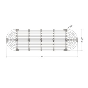 หัวเตียงหวายทาสีดำตกแต่งห้องนอนวัสดุธรรมชาติทำจากเวียดนามเฟอร์นิเจอร์บ้านทนทานขายส่ง - Product Image 3