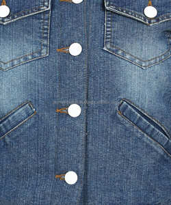 Wholesale and Customized New Style Long Sleeve Top Premium Quality Women's Collar Fur Denim Jacket <b>Direct</b> Factory Manufacture - Product Image 6