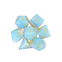 Dés en pierre de haute qualité, opale, cristal naturel, pierres précieuses de guérison reiki, pierres gravées, jeu de dés personnalisé, pierres de cristal vikings