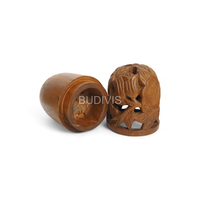 Vente en gros de brûleurs d'encens et de porte-bougies personnalisables en bois de santal aromatique pour la fragrance domestique et le soulagement du stress