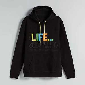 Bas quantité minimale de commande Prix de gros Hommes Puff Printing Hoodies Nouveau Design Puff Printing Hoodies Made Pakistan - Product Image 1