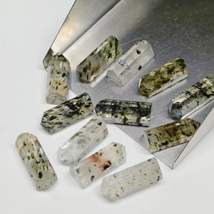 15x6mm pointillé ovale coupe jaune cristal Quartz crayon pierres précieuses en vrac 100% naturel pour des conceptions de bijoux uniques 2-6 pièces - Product Image 3