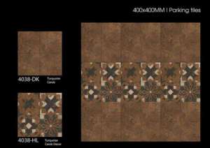 Dalles de sol extérieures robustes 40x40cm 400x400mm en céramique mate pour allées, jardins et espaces ouverts - Product Image 2