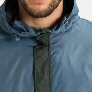 Top Ranking Men Windbreaker Jacket Hot Selling New Arrival Adjustable Wholesale Men Windbreaker Hooded Jacket - Product Image 6