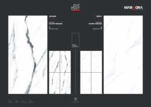 Carreaux de sol et de mur en porcelaine 600x1200 aspect pierre et marbre avec finition mate et brillante pour applications intérieures - Product Image 2