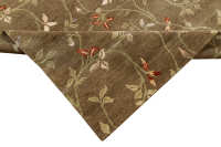 Tapis en laine tibétaine de moyenne épaisseur, à motif quadrillé brodé moderne, fabriqué par Kumar Indian Manufacturer, tapis noués à la main, ensembles de tapis.