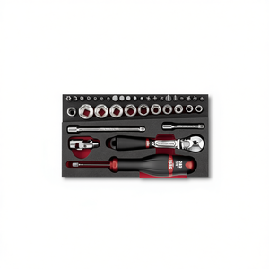 Usag 37-Piece <b>Ratchet</b> Set with <b>Sockets</b> and Inserts Durable <b>Socket</b> Tool Kit - Product Image 2