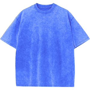 Camiseta de Algodón Extra Grande para Hombre, Corte Holgado, Estilo Vintage Lavado, Unisex, Manga Corta, Informal - Product Image 4