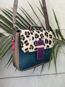 Populaire imprimé Animal en cuir recyclé Offre Spéciale Style occidental sac à main Multi couleur sac à main femmes léopard fourrure épaule sac à bandoulière - Product Image 2