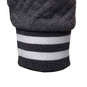 Modern Varsity Jacket Moda Take on Letterman Style Cuerpo de lana Mangas de cuero Ideal para Streetwear Tendencias Tela de lona - Product Image 4