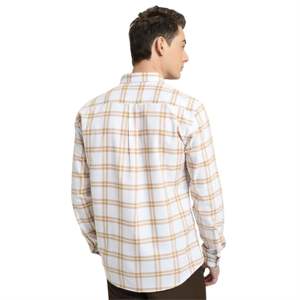 Camisa clásica a cuadros de algodón 100% para hombre, elegante, versátil, abotonada con patrón de cuadros llamativo, diseñada para la comodidad diaria - Product Image 2
