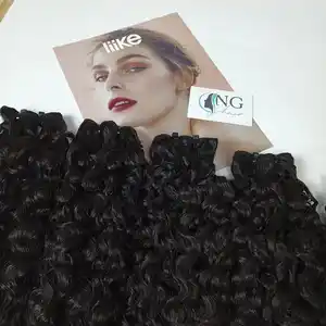 Курманские волосы, кудрявые человеческие волосы, кудри, натуральные волосы, оптовая продажа, сделано во Вьетнаме, 2023