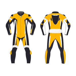 Meilleure vente professionnel de haute qualité hommes personnalisé en cuir course moto costume nouveau Style réglable imperméable respirant tout - Product Image 4