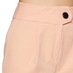 Pantalon d'été slim de haute qualité pour femmes taille moyenne Streetwear décontracté avec couleur unie Design plat OEM prix de gros - Product Image 4