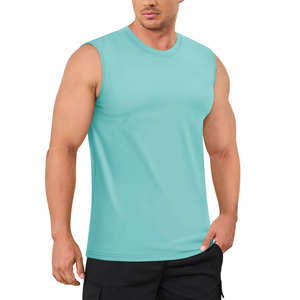 Débardeur en coton sans manches pour homme |   Débardeur classique coupe musclée |   Vêtements de sport respirants à séchage rapide pour la musculation - Product Image 1