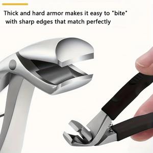 Ensemble de 5 coupe-ongles professionnels robustes pour les ongles incarnés et épais, lame concave en acier inoxydable, style moderne avec - Product Image 4