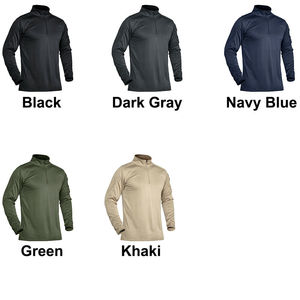 เสื้อโปโลคอปกพับลงสำหรับผู้ชายแฟชั่นลำลองปักลายสีพื้น - Product Image 6