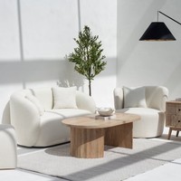 Table basse ovale pliable multifonctionnelle en bois de manguier massif, fabriquée à la main, en bois dur naturel, style moderne